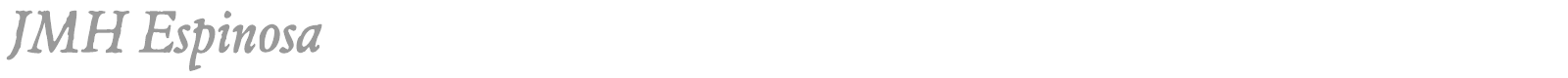 JMH Espinosa Ornaments font preview